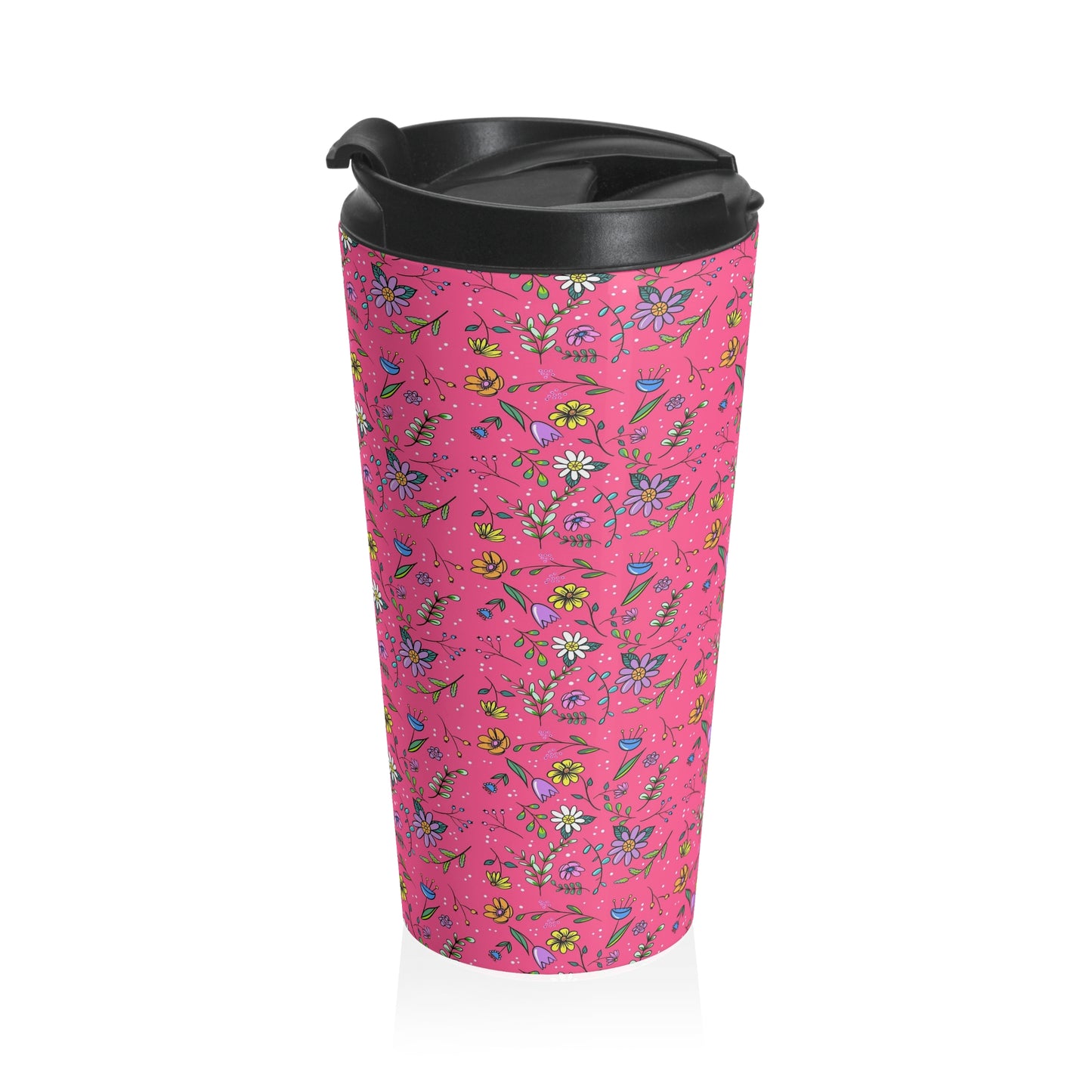 Valentine Sweet Treats - Spring Toss Rose - Stainless Steel Travel Mug