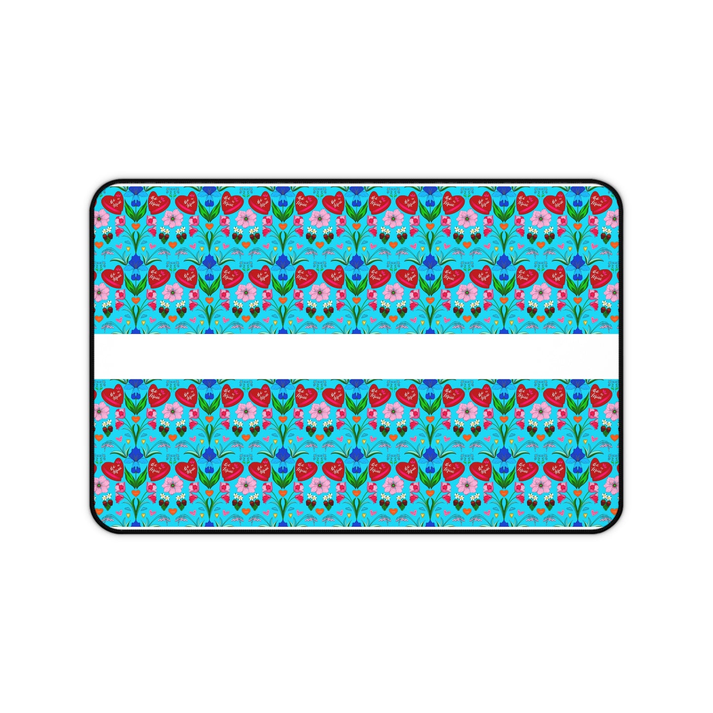 Valentine Sweet Treats - Aqua - Desk Mat