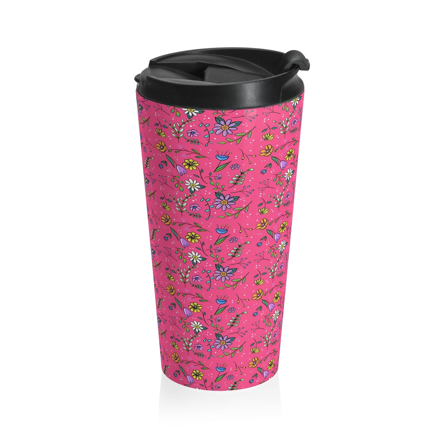 Valentine Sweet Treats - Spring Toss Rose - Stainless Steel Travel Mug