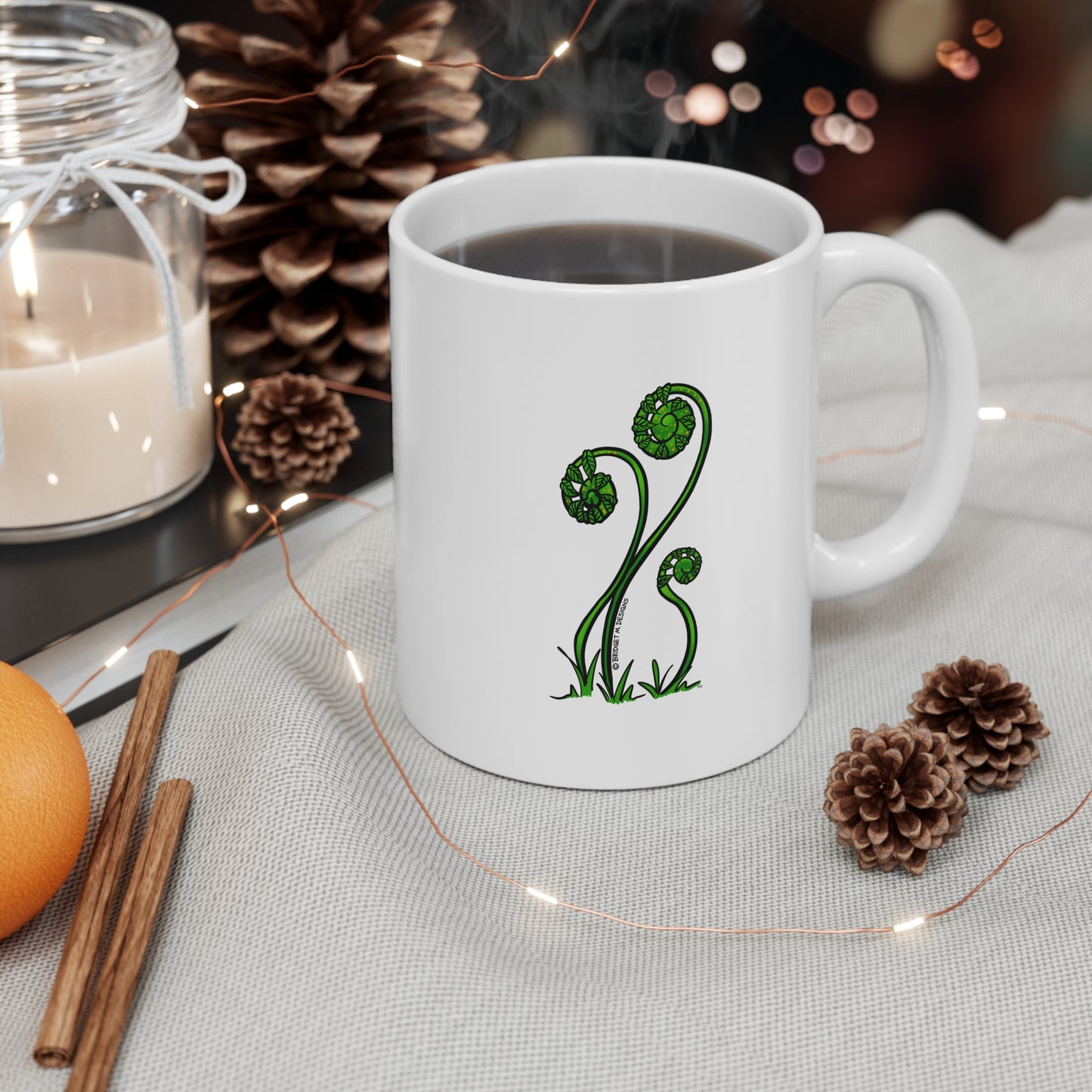 Maine Fiddleheads Mug 11oz