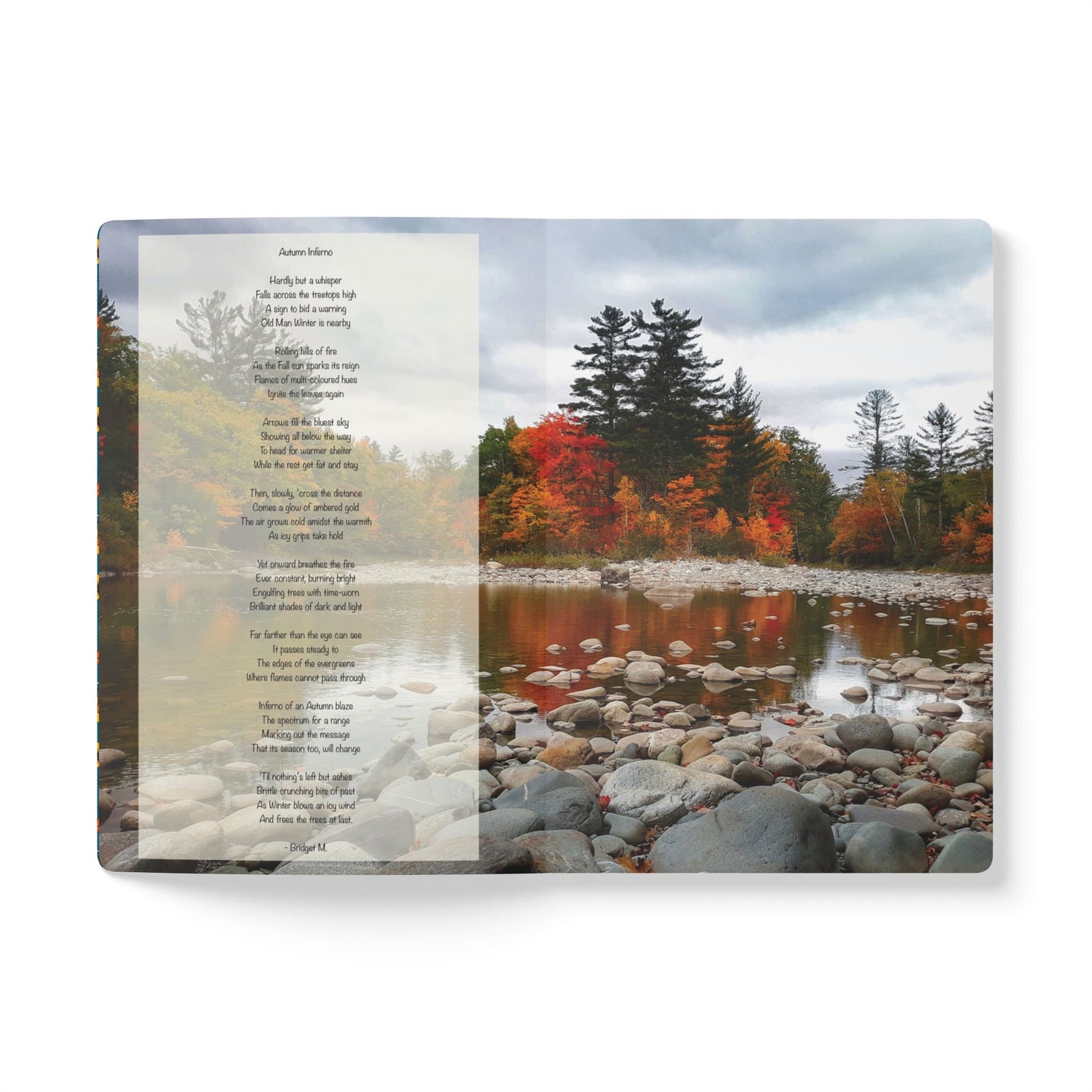 Autumn 200 Page Softcover Journal (with Inside Prints)