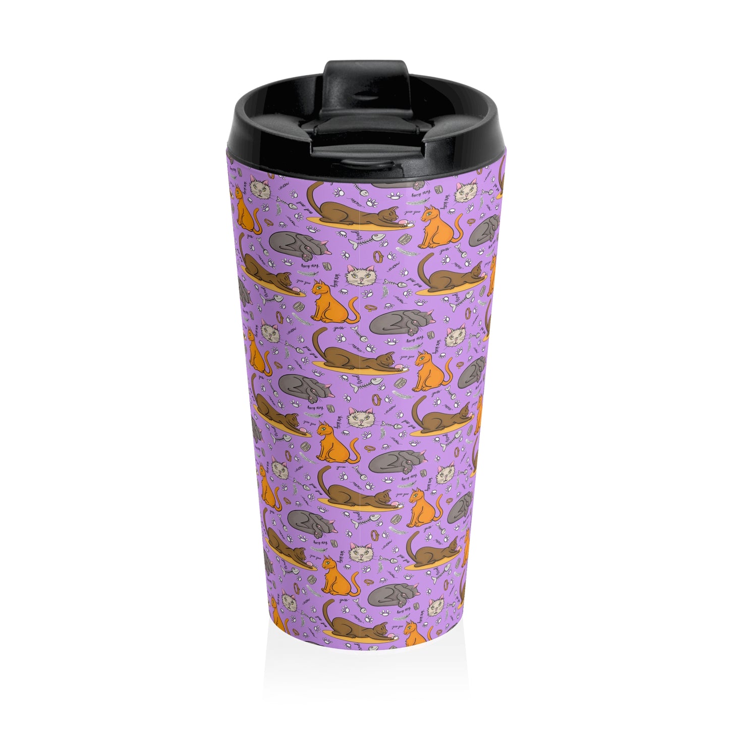 Cat Lovers’ Fur Baby - Stainless Steel Travel Mug