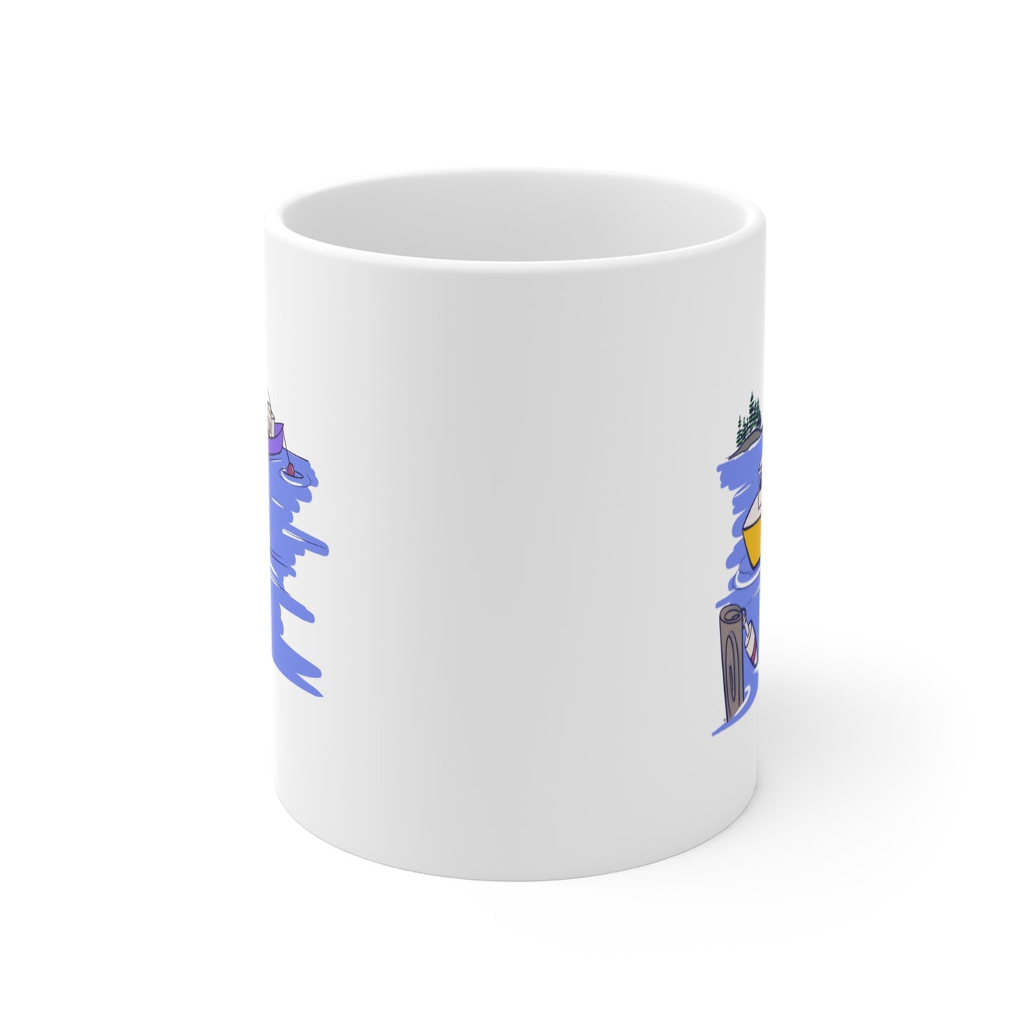 Maine Fishing Boats Mug 11oz