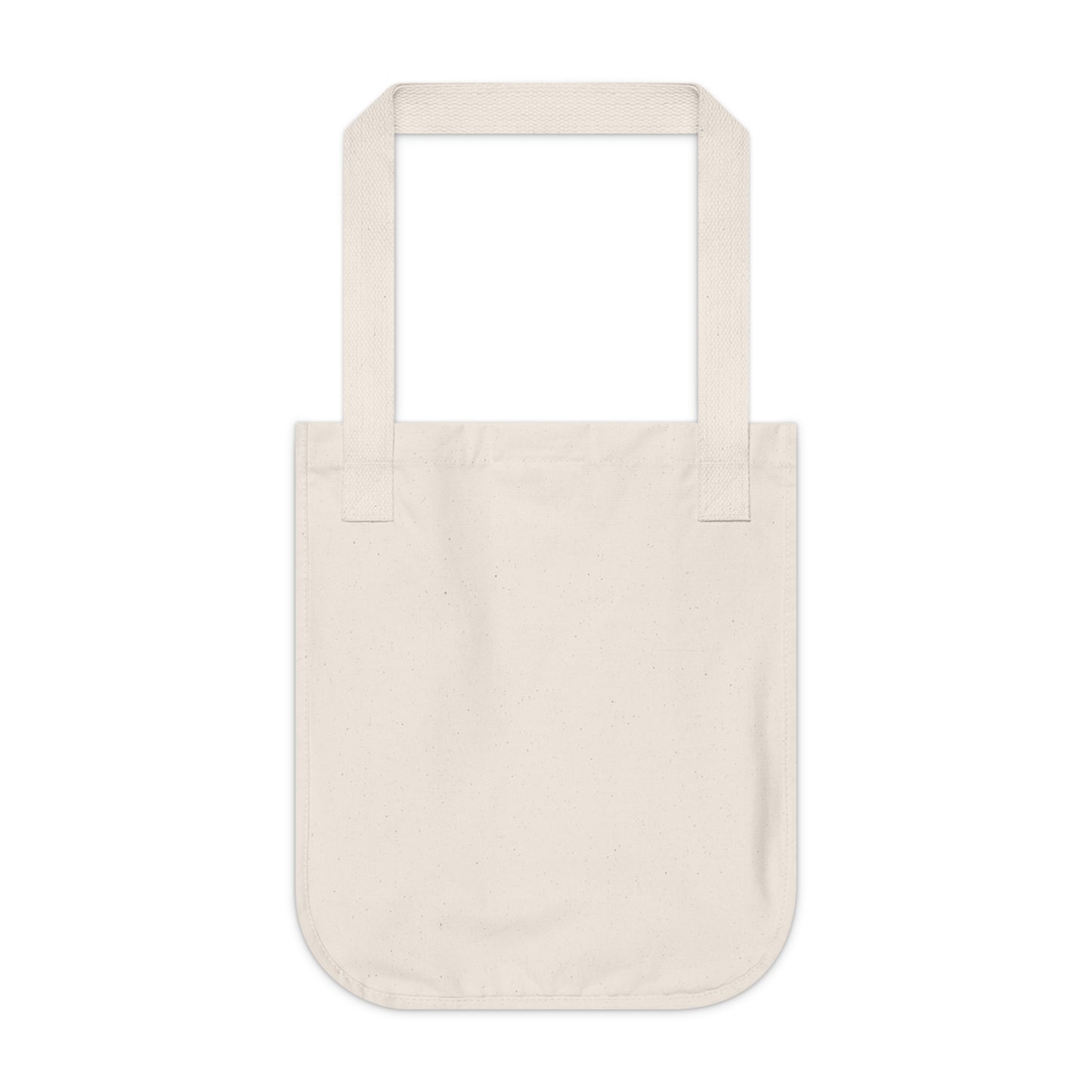 Blooming Heart Organic Canvas Tote Bag