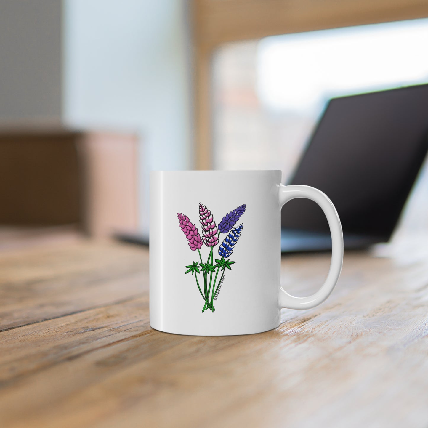 Maine Lupines Mug 11oz