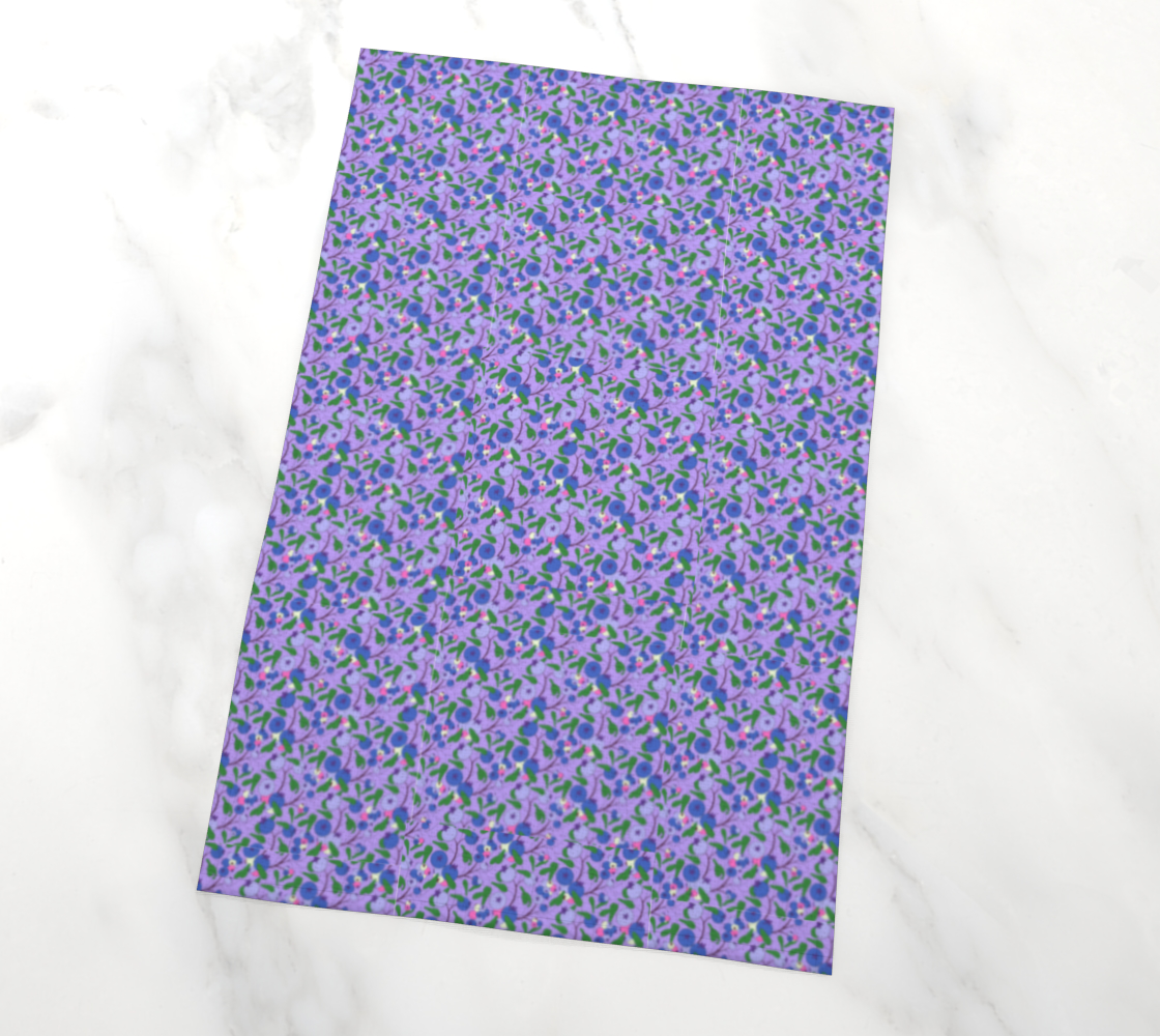 Maine Blueberry Tea Towel