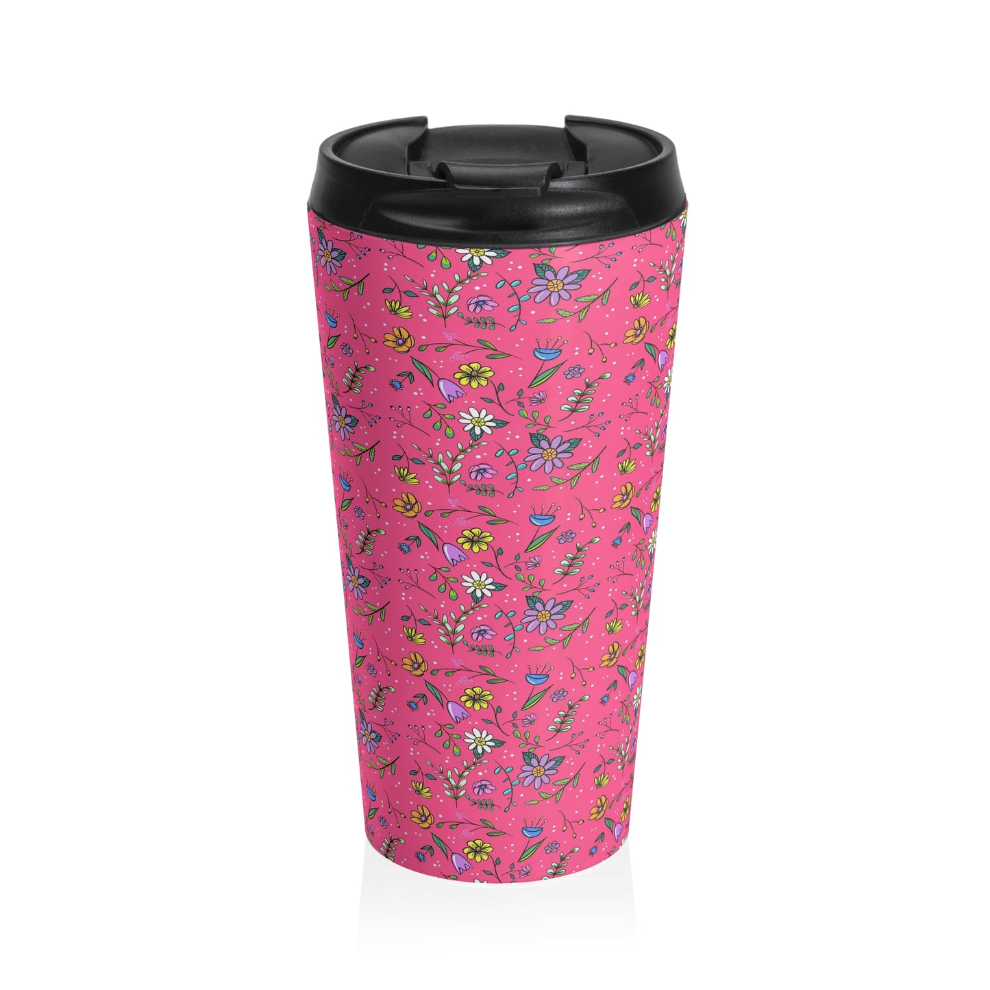 Valentine Sweet Treats - Spring Toss Rose - Stainless Steel Travel Mug