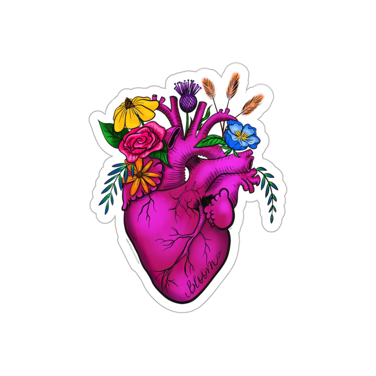 The Heart Collection - Bloom - Die-Cut Stickers