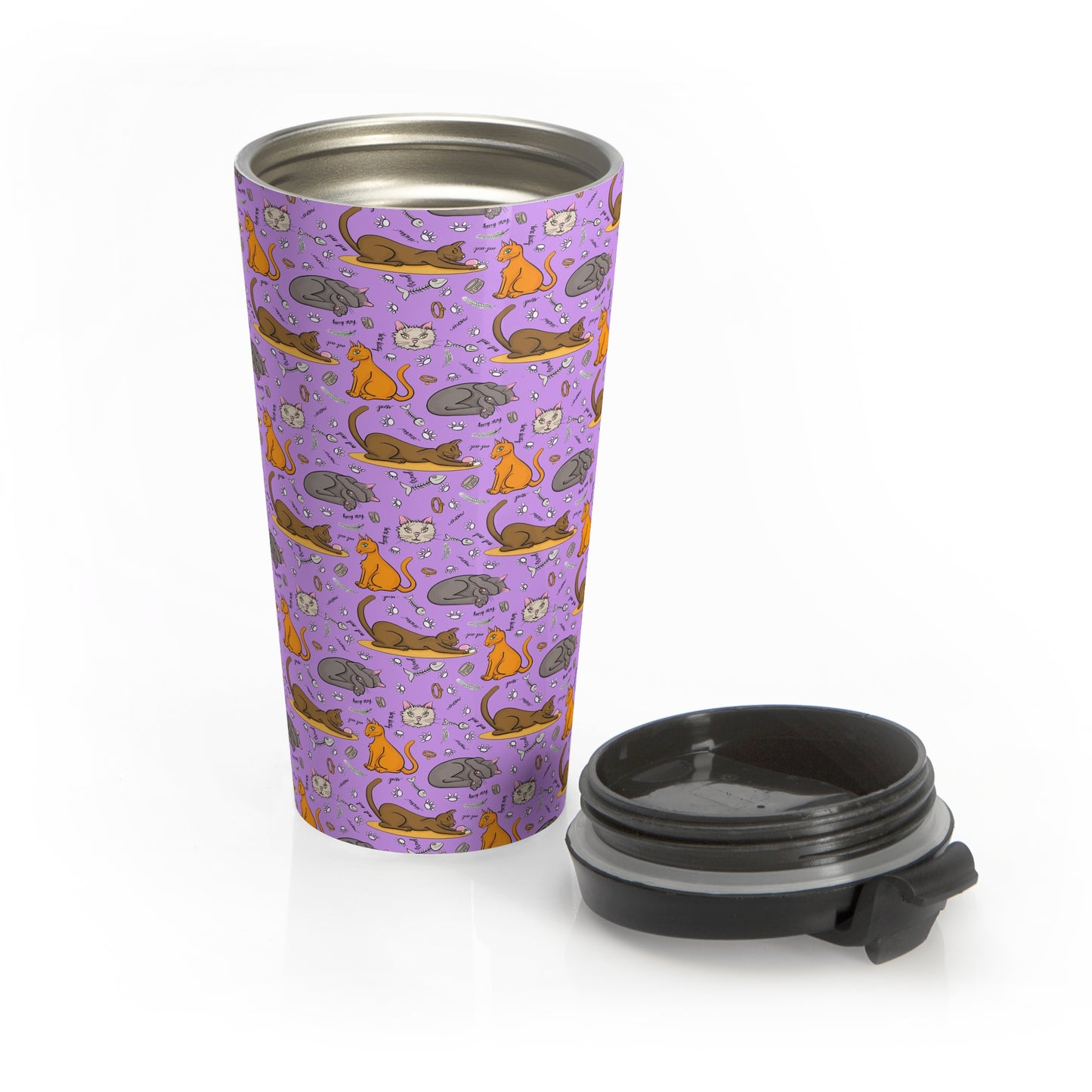 Cat Lovers’ Fur Baby - Stainless Steel Travel Mug