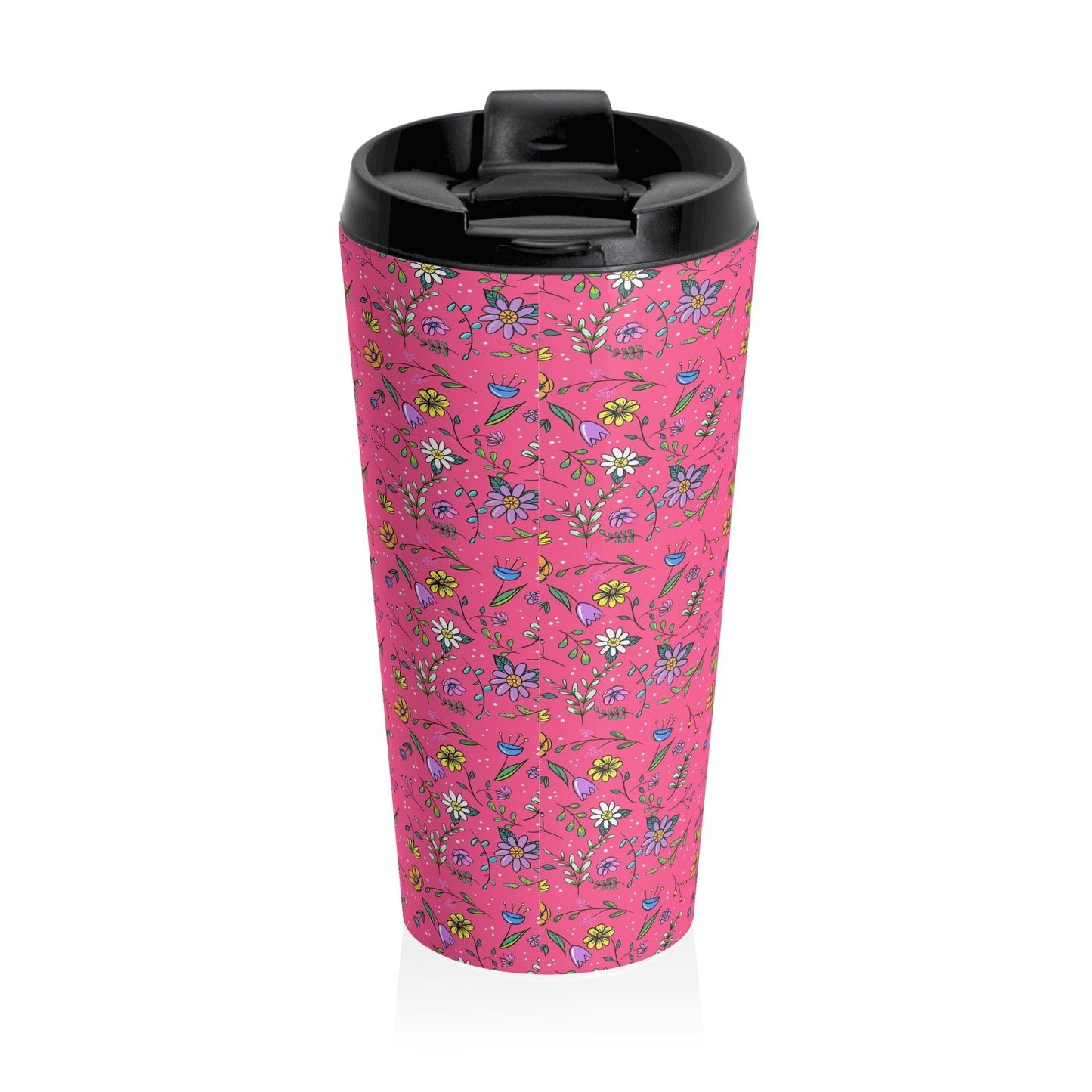 Valentine Sweet Treats - Spring Toss Rose - Stainless Steel Travel Mug