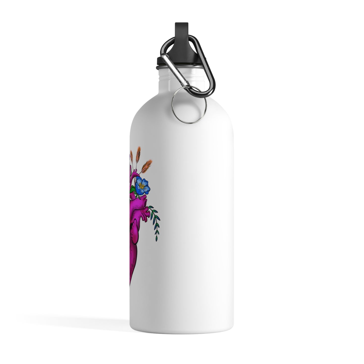 Blooming Heart - Stainless Steel Water Bottle