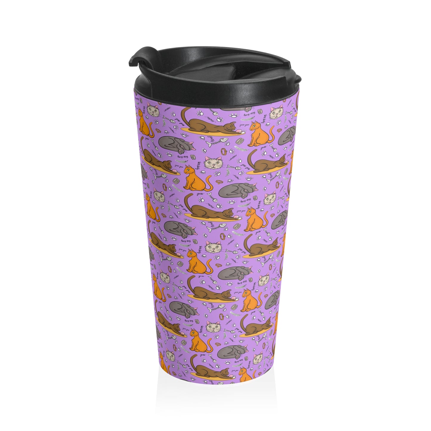 Cat Lovers’ Fur Baby - Stainless Steel Travel Mug