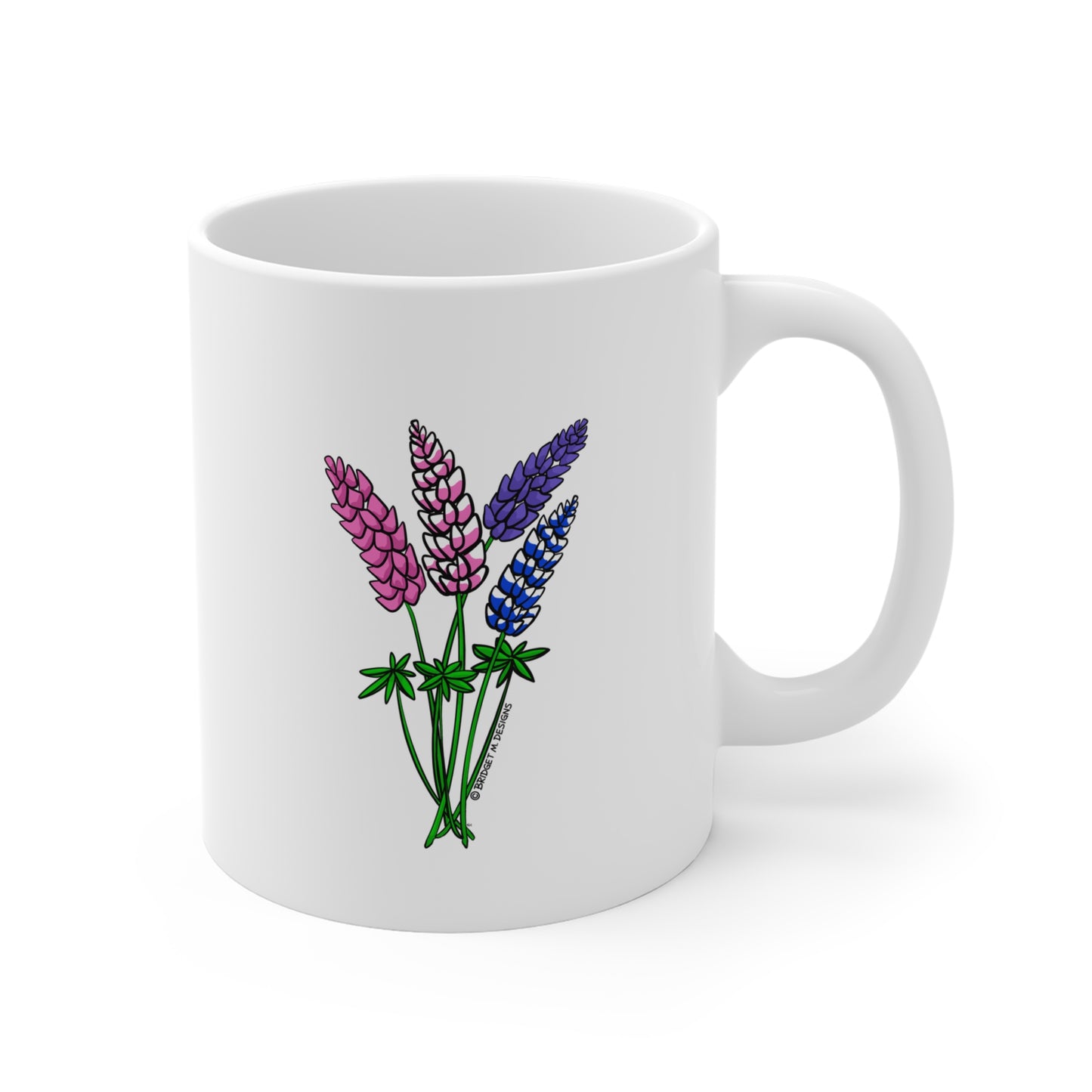 Maine Lupines Mug 11oz