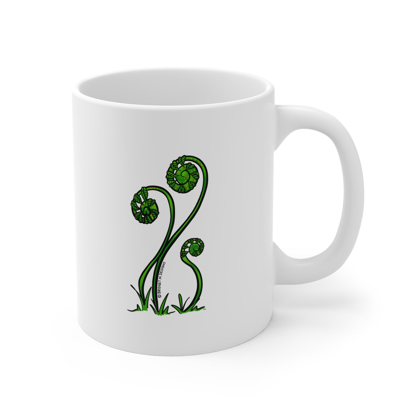 Maine Fiddleheads Mug 11oz