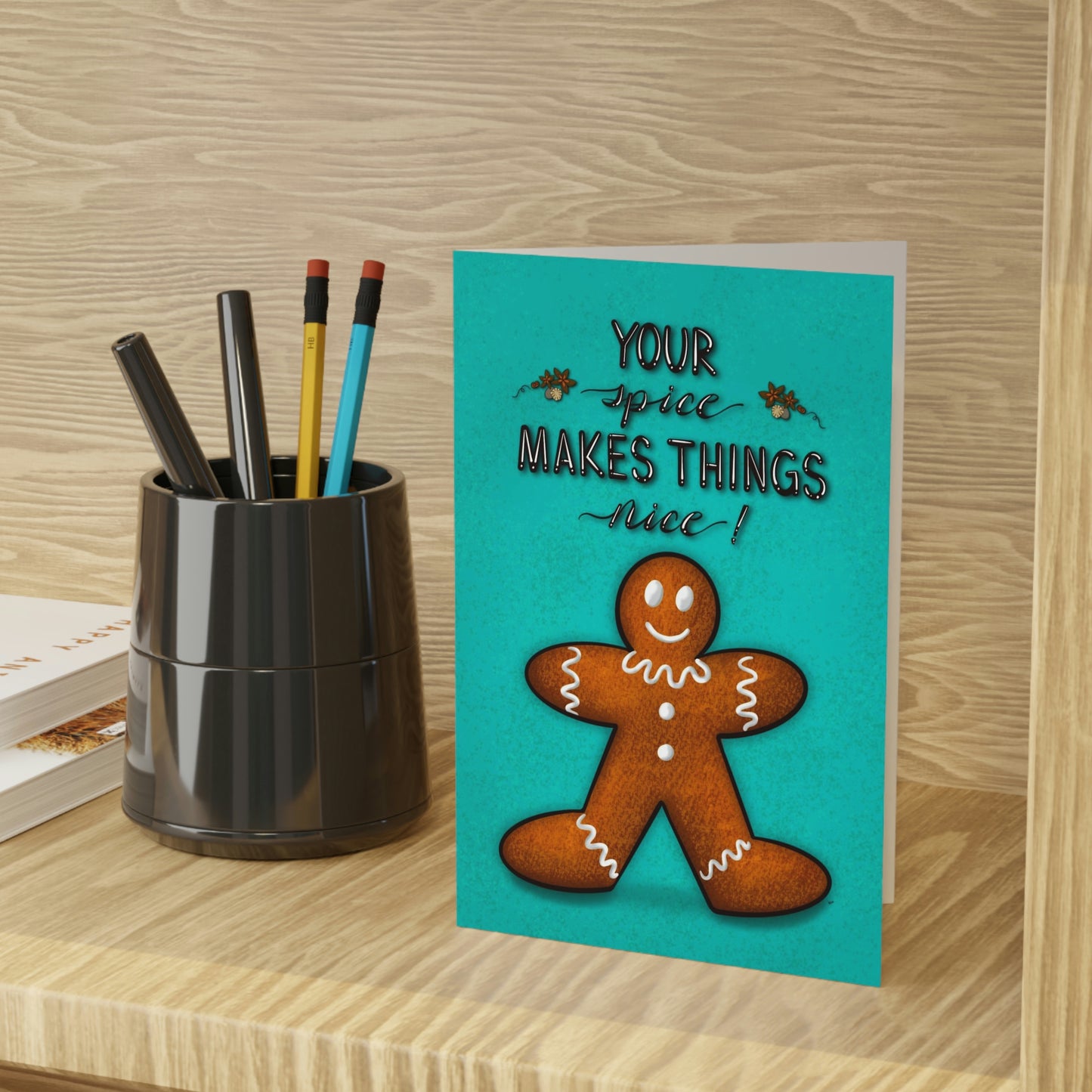 Gingerbread - Greeting Cards (1 or 10-pcs)