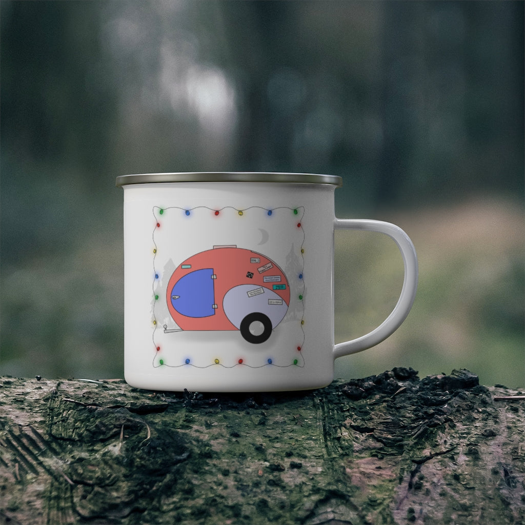 Enamel Camping Mug - Egg