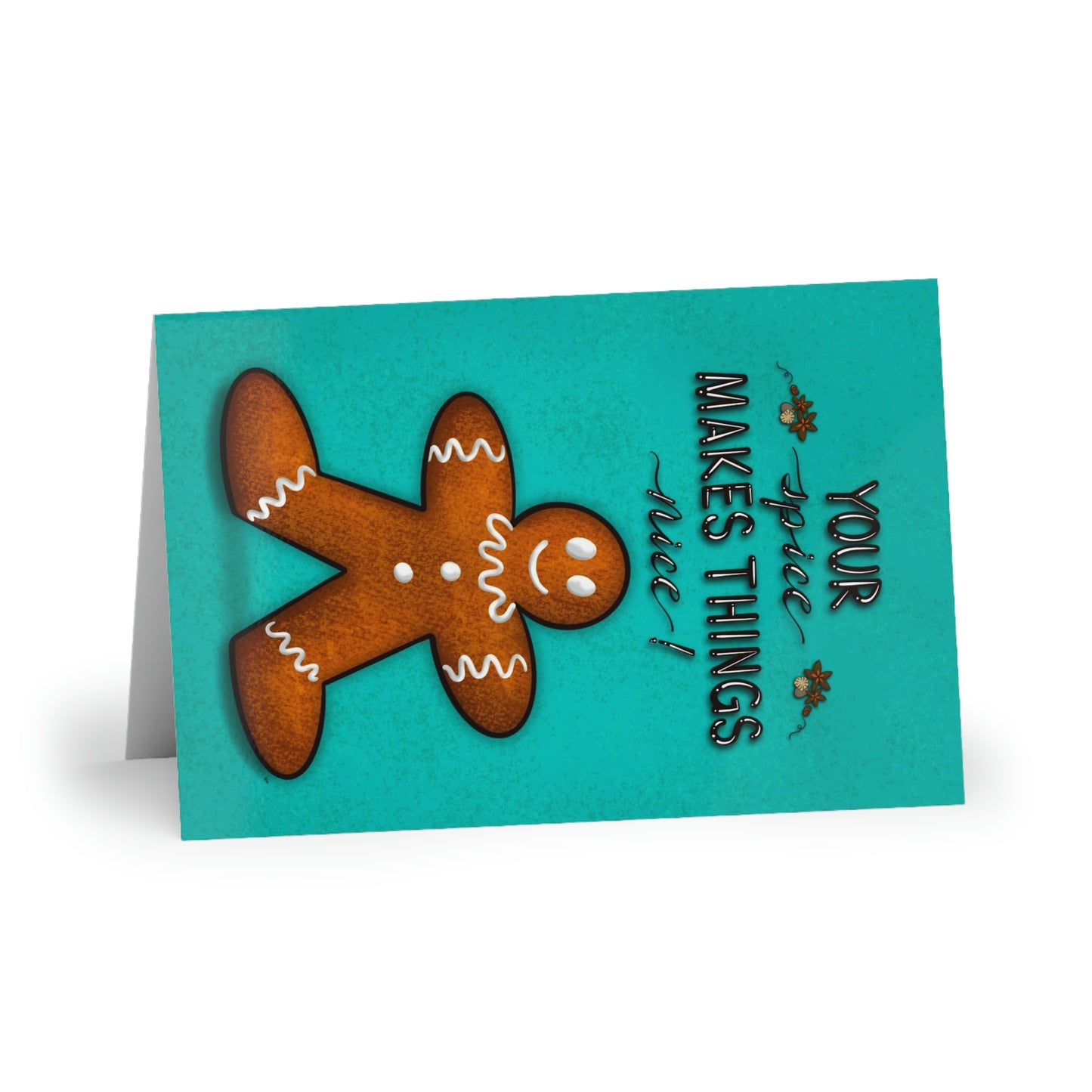 Gingerbread - Greeting Cards (1 or 10-pcs)