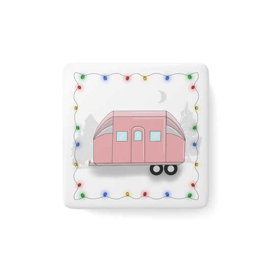 The Camper Collection - Airstream - Porcelain Magnet, Square