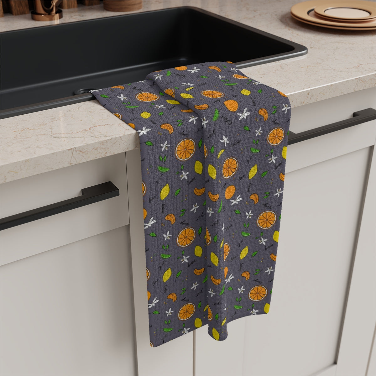 Citrus Splash Soft Tea Towel