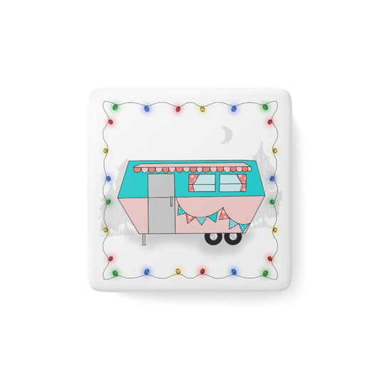 The Camper Collection - Vintage2 - Porcelain Magnet, Square