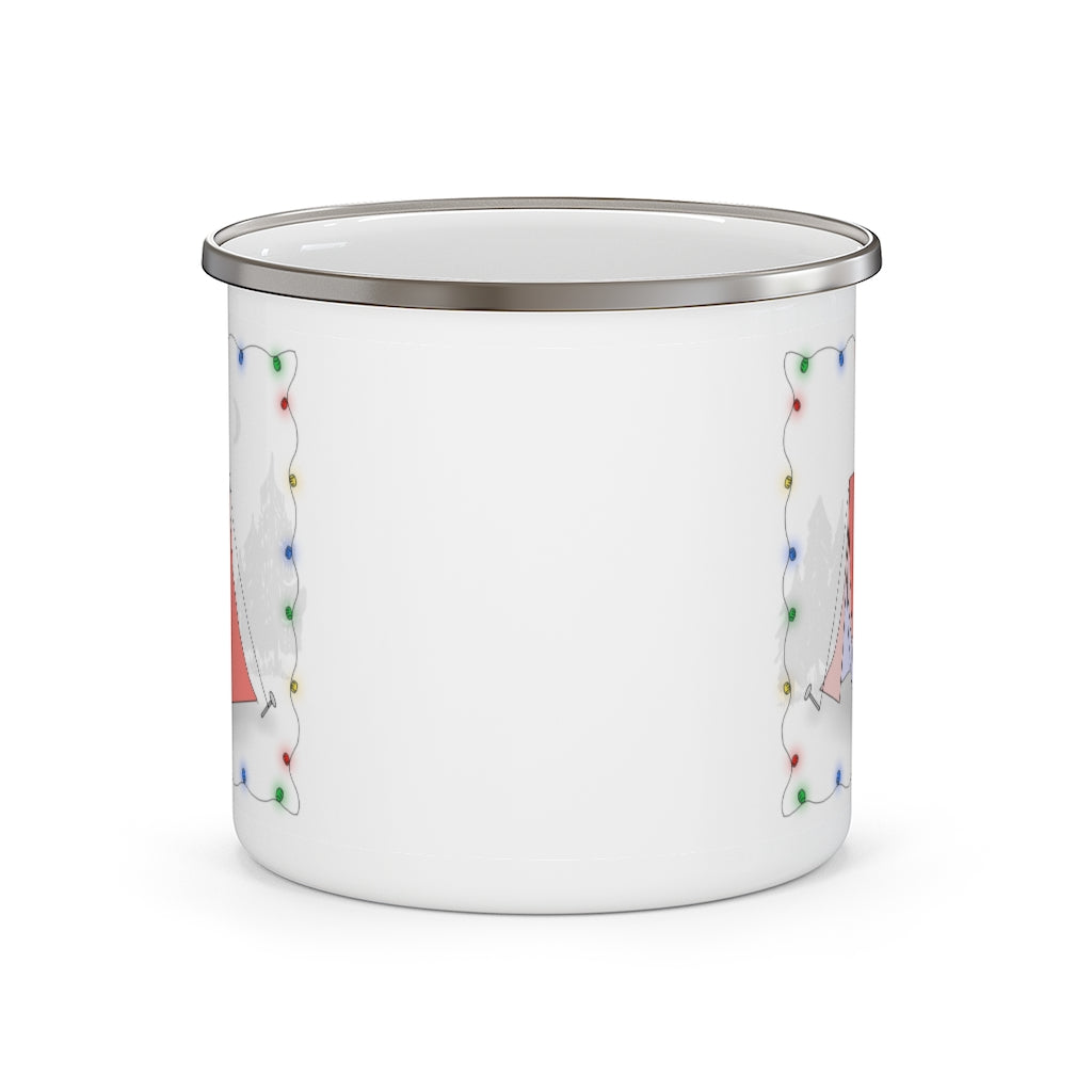 Enamel Camping Mug - Tent