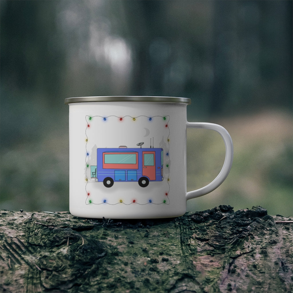 Enamel Camping Mug - Motorbus