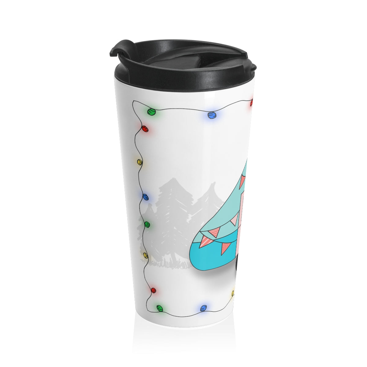 The Camper Collection - A-Frame - Stainless Steel Travel Mug