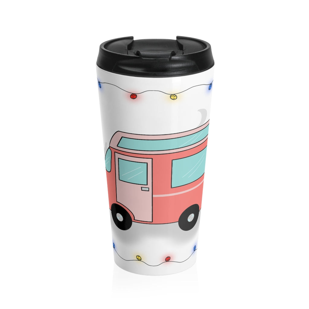 The Camper Collection - Van - Stainless Steel Travel Mug.