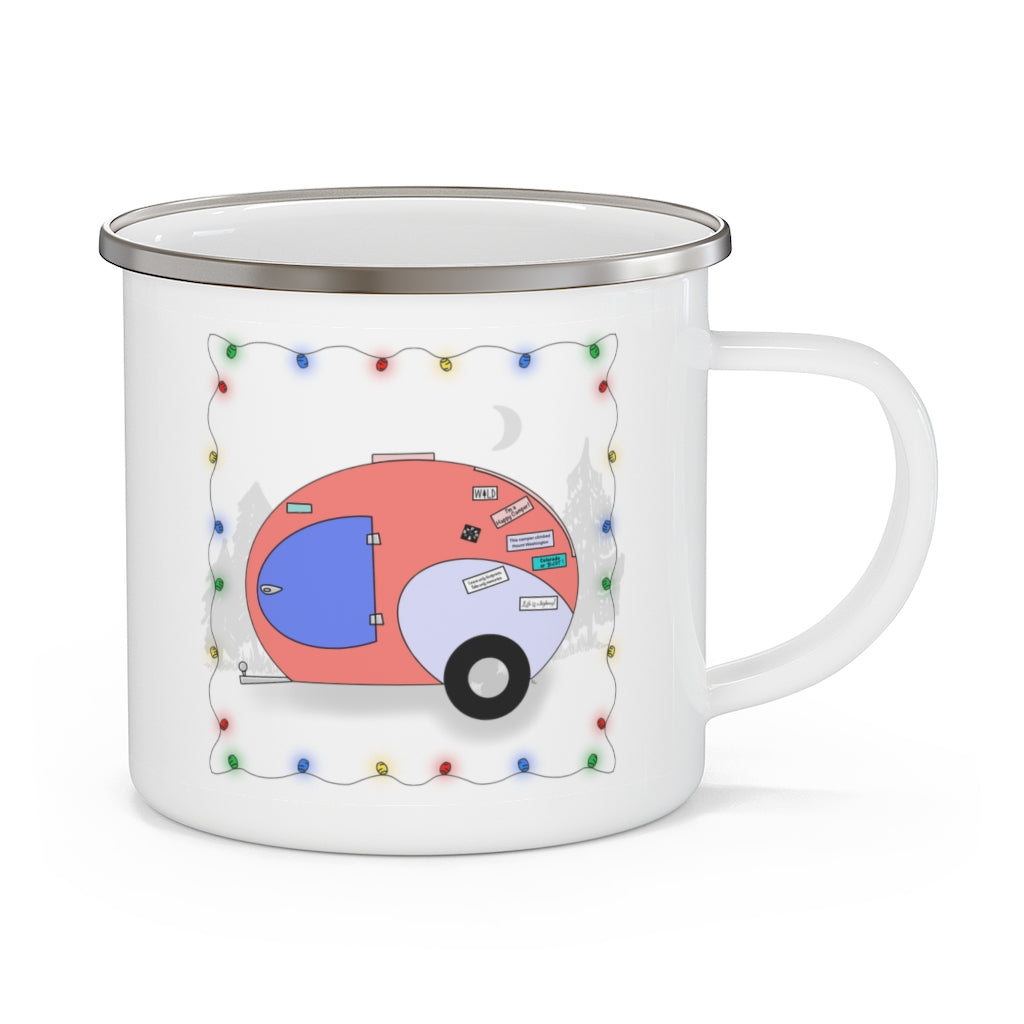 Enamel Camping Mug - Egg