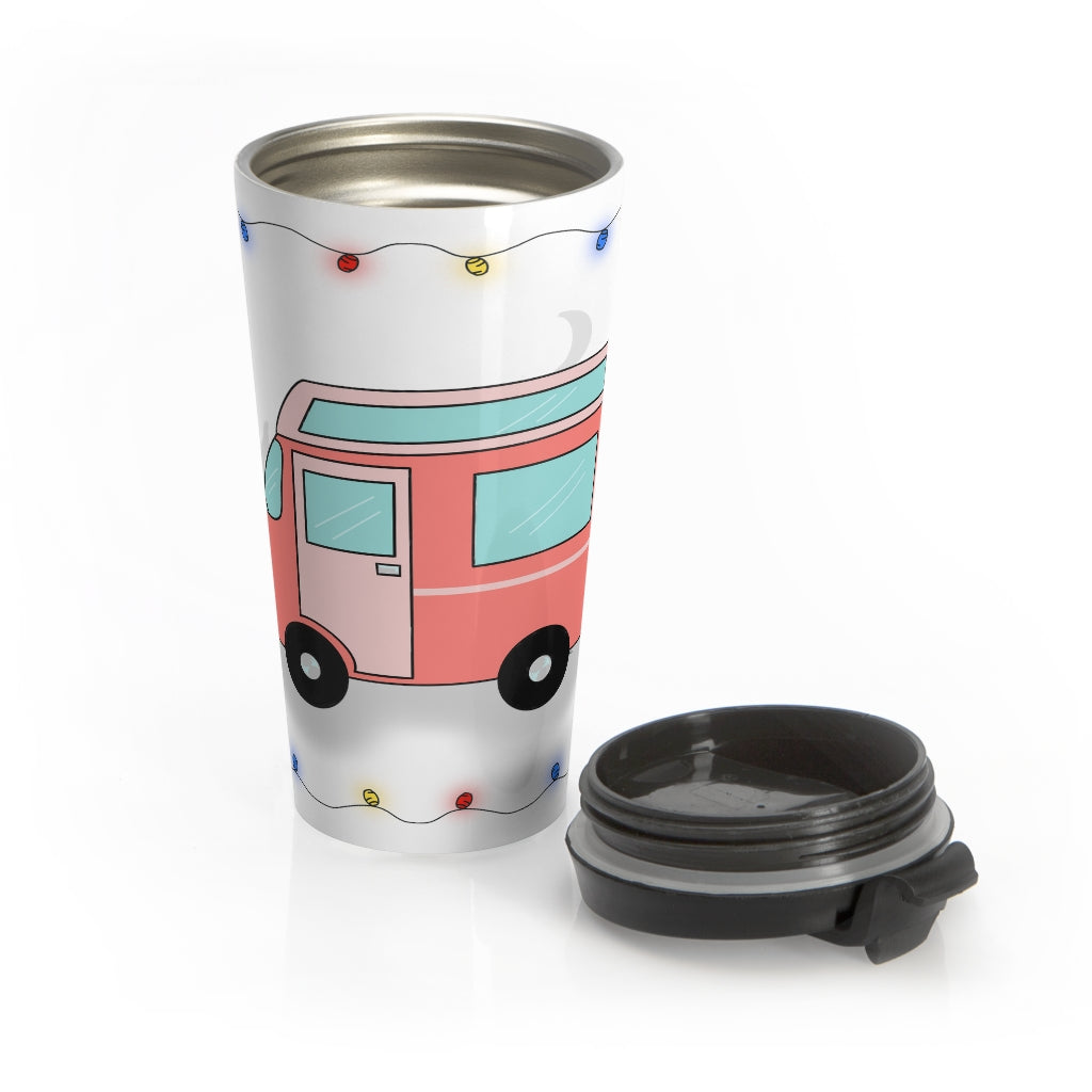 The Camper Collection - Van - Stainless Steel Travel Mug.