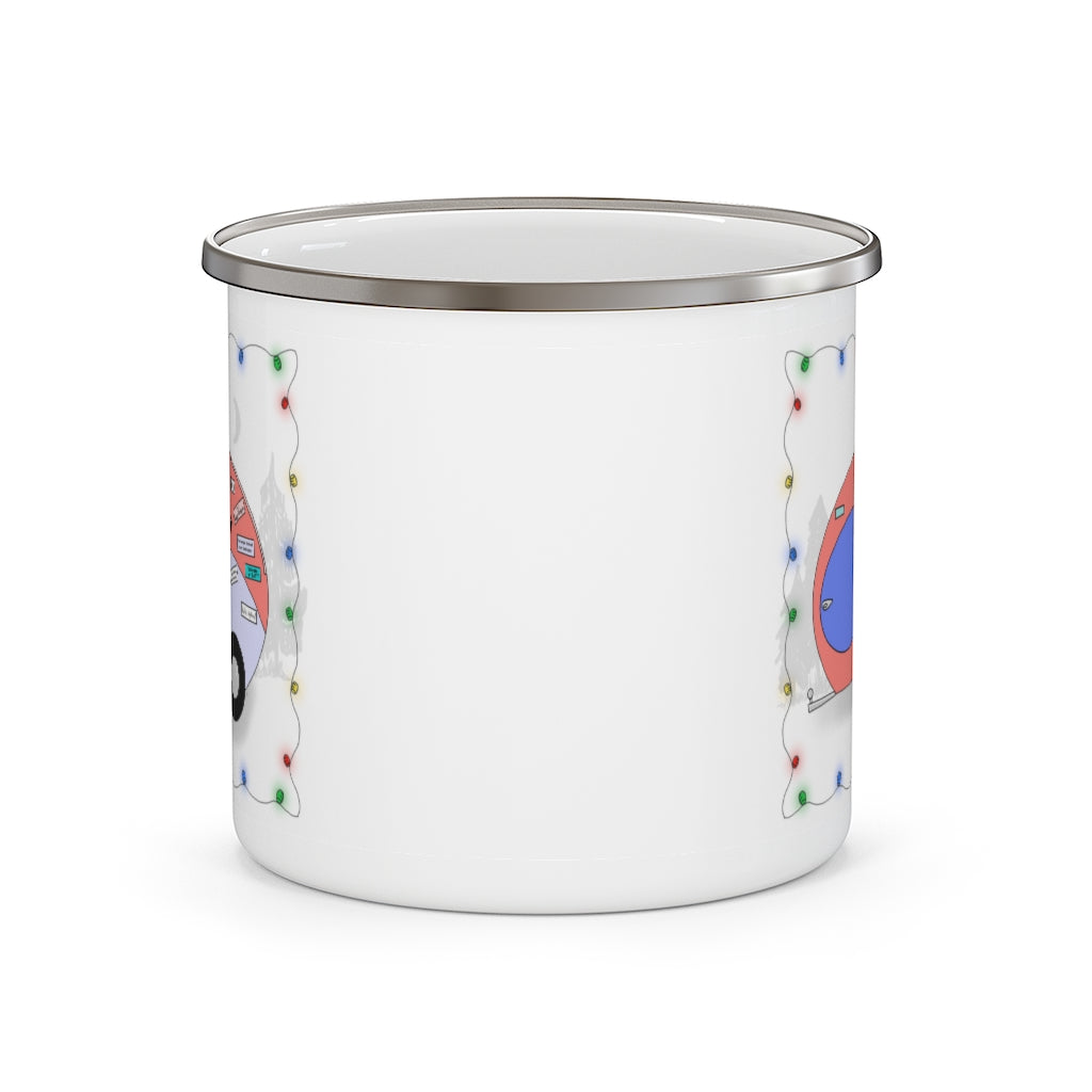 Enamel Camping Mug - Egg