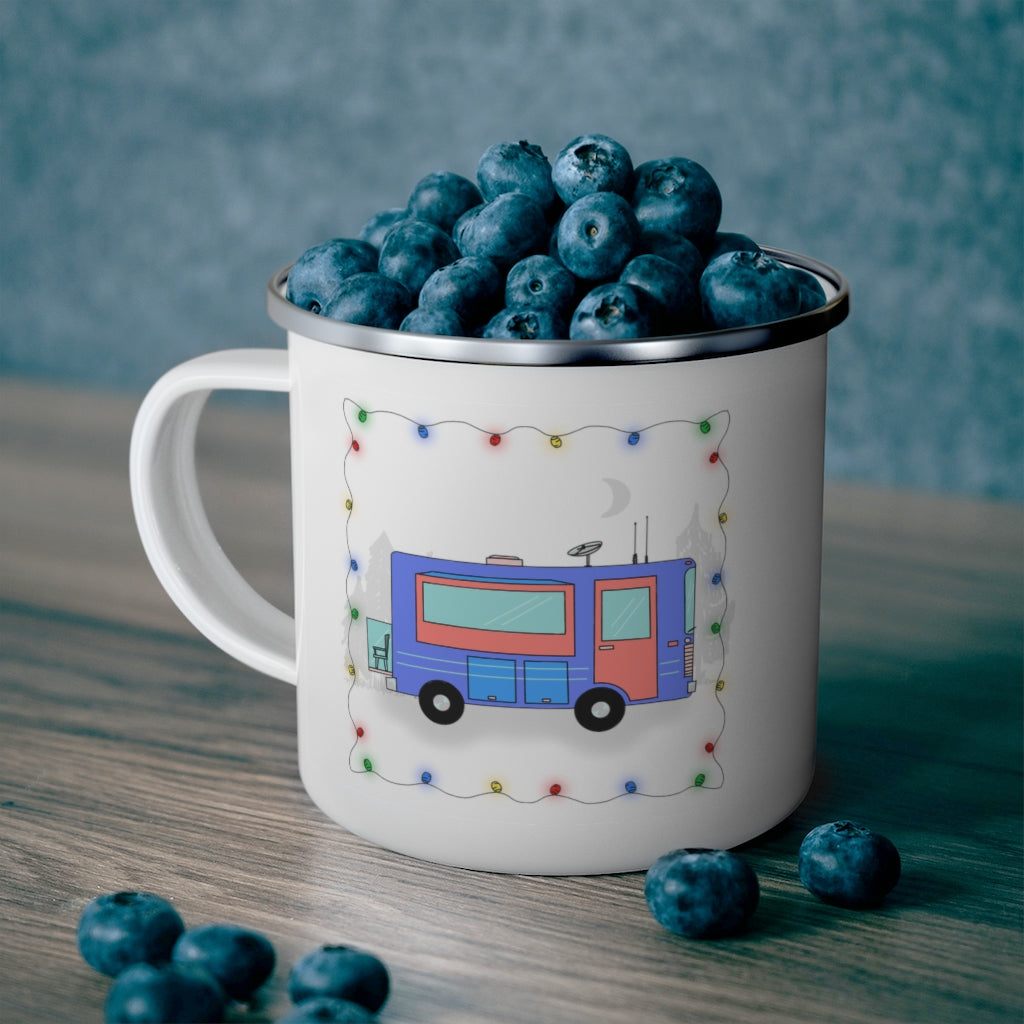 Enamel Camping Mug - Motorbus