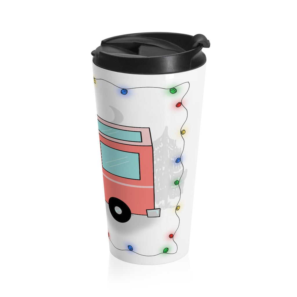 The Camper Collection - Van - Stainless Steel Travel Mug.