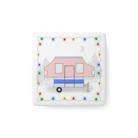 The Camper Collection - Pop-Up - Porcelain Magnet, Square