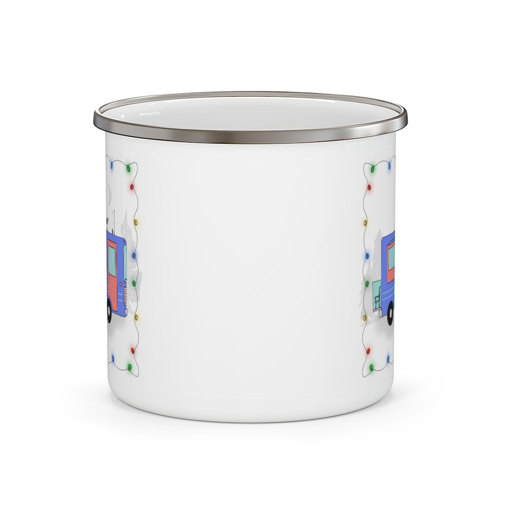 Enamel Camping Mug - Motorbus