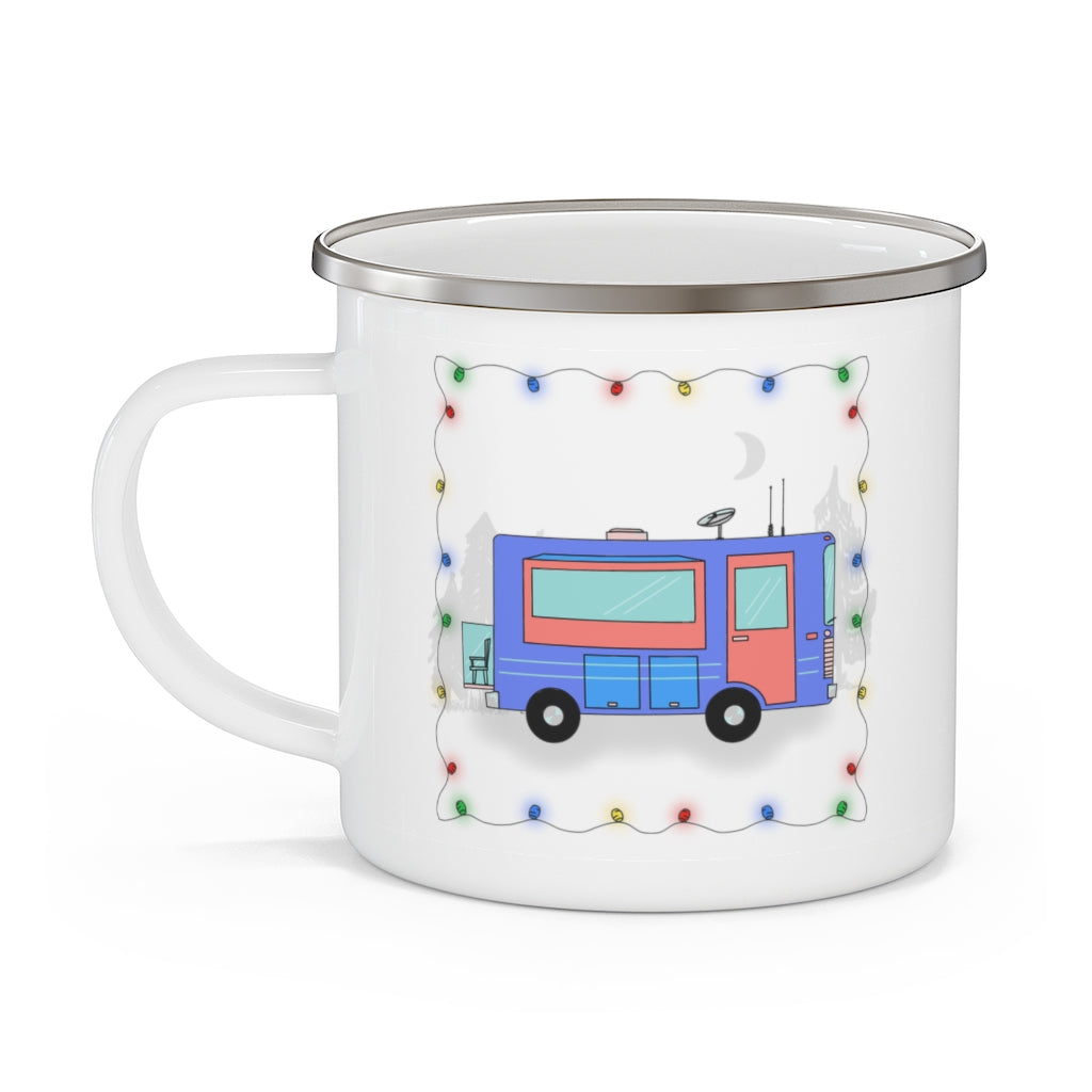 Enamel Camping Mug - Motorbus