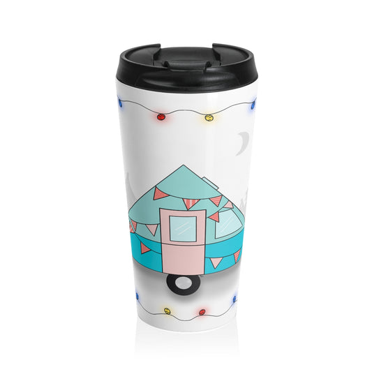 The Camper Collection - A-Frame - Stainless Steel Travel Mug