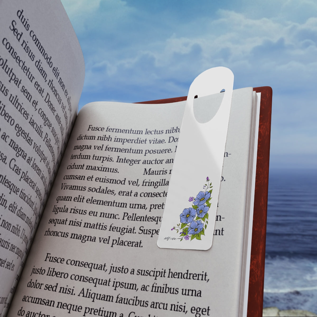 Self-Care Floral - Bookmark