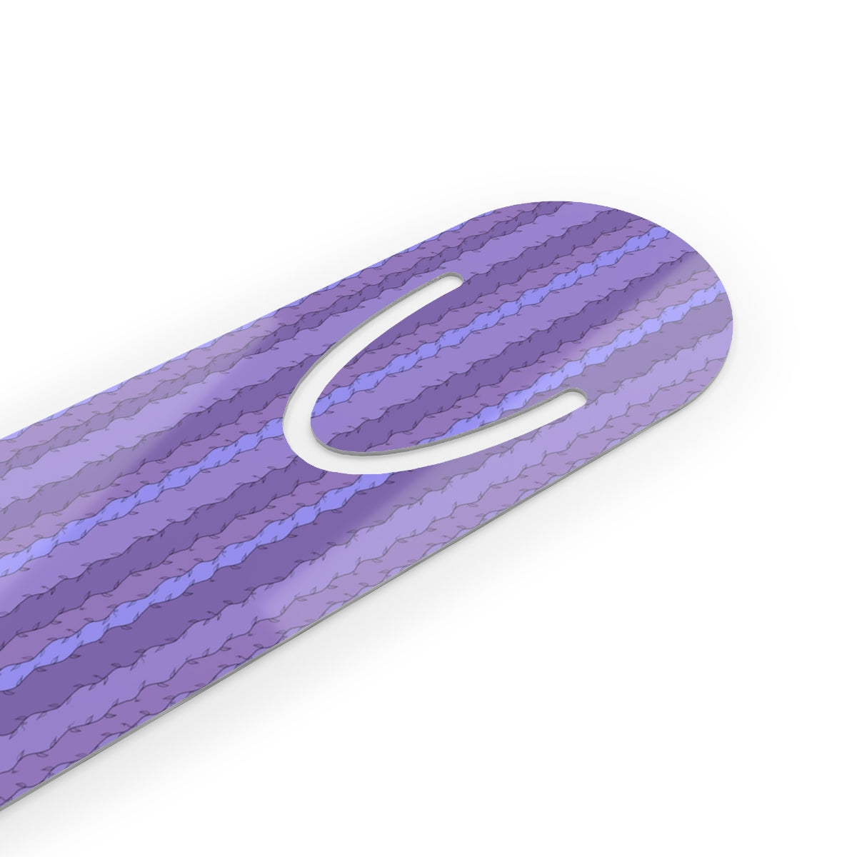 Vine Stripe in Violet - Bookmark