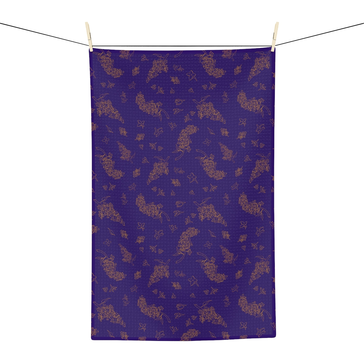 Lilac Toss - Violet Soft Tea Towel