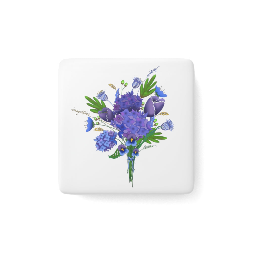 The Dream Collection - Porcelain Magnet, Square