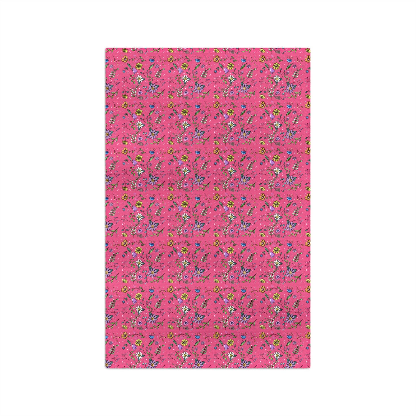 Spring Toss Rose - Soft Tea Towel